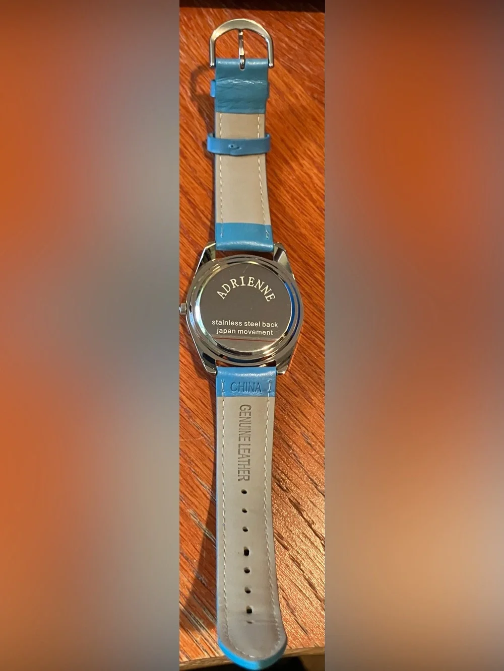 NEW in Box Real Collectibles by Adrienne Rare Crystal Mosaic Watch w/Blue Band